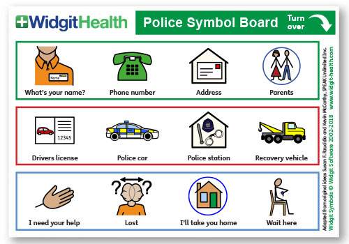 Police Symbol Board